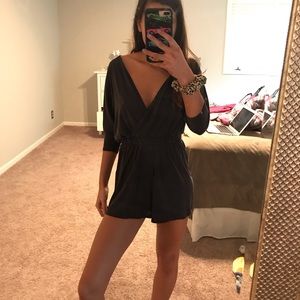Dark grey romper
